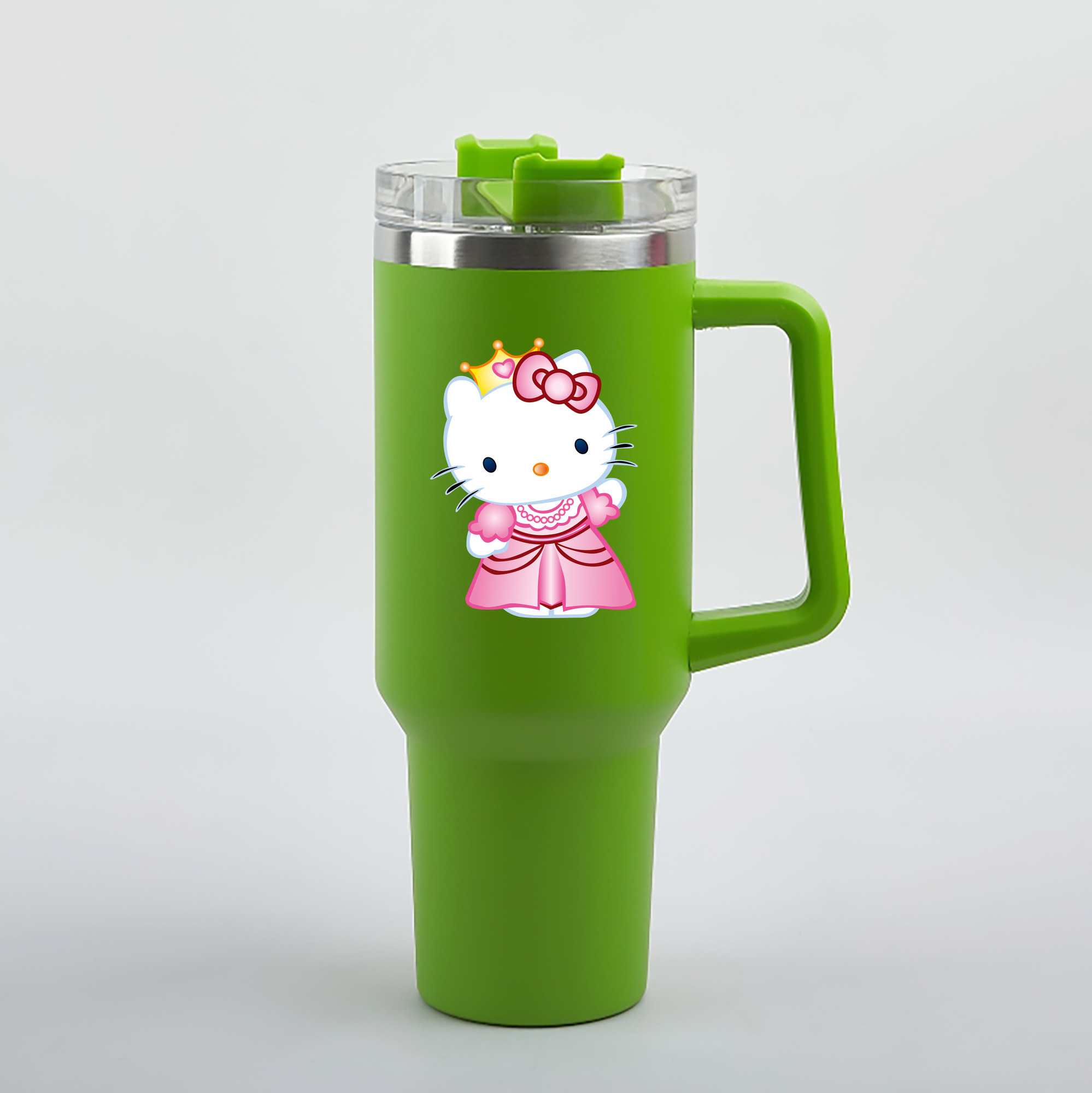 （画像用） Hello Kitty ハローキティ 1200mL車用タンブラー（カラープリント）